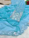 Sabina Heavy Soft Georgette Fancy Designer Saree Wholesale Suppliers In Mumbai